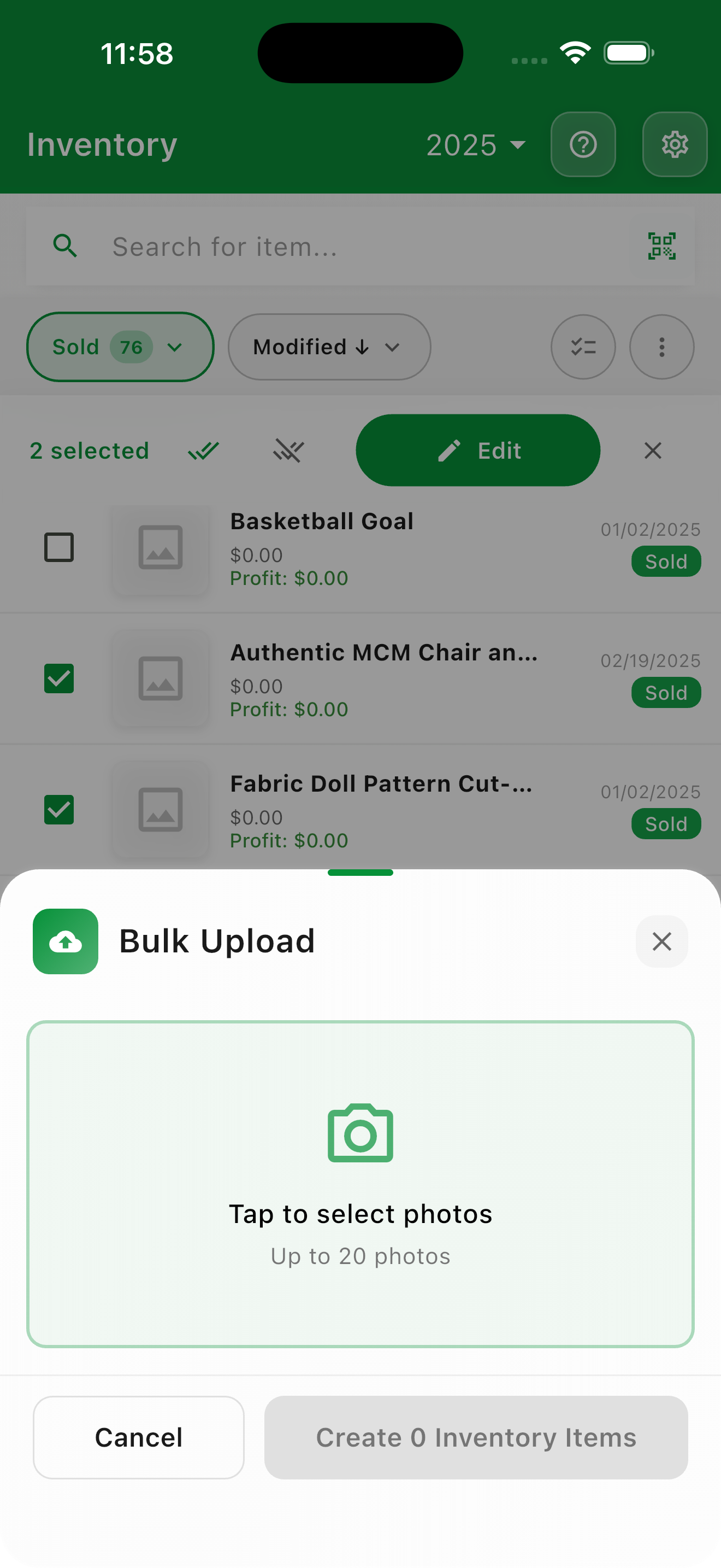 bulk edit items 4