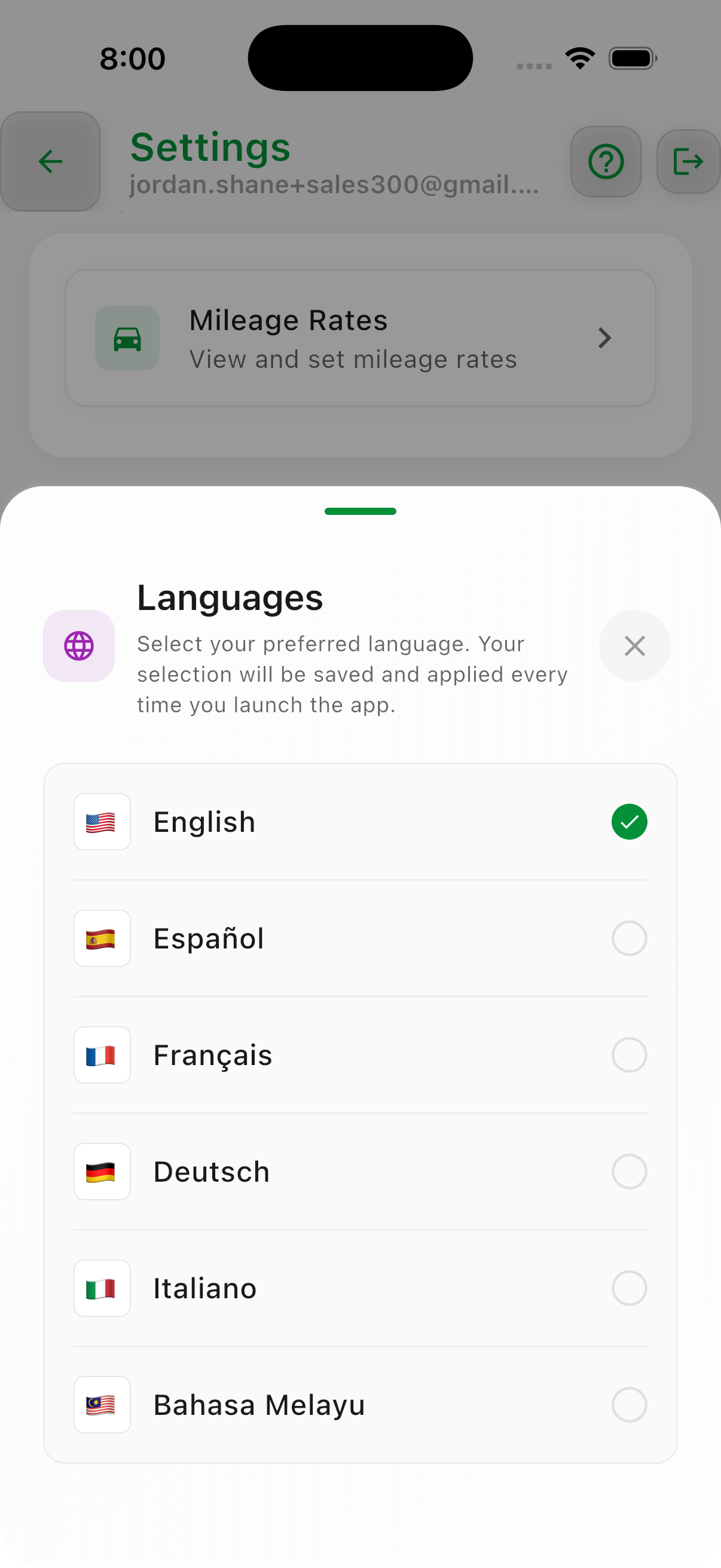 change language 3
