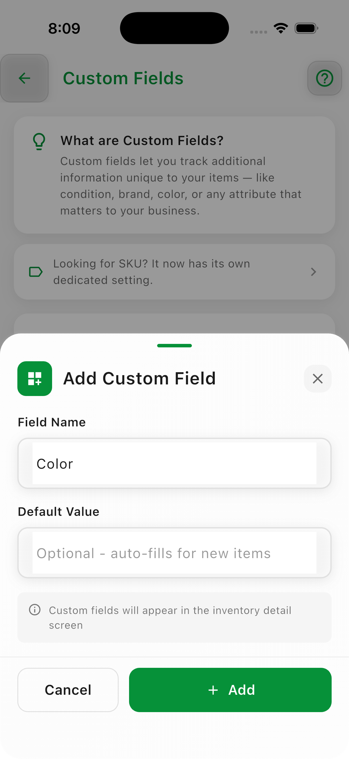 custom fields 3
