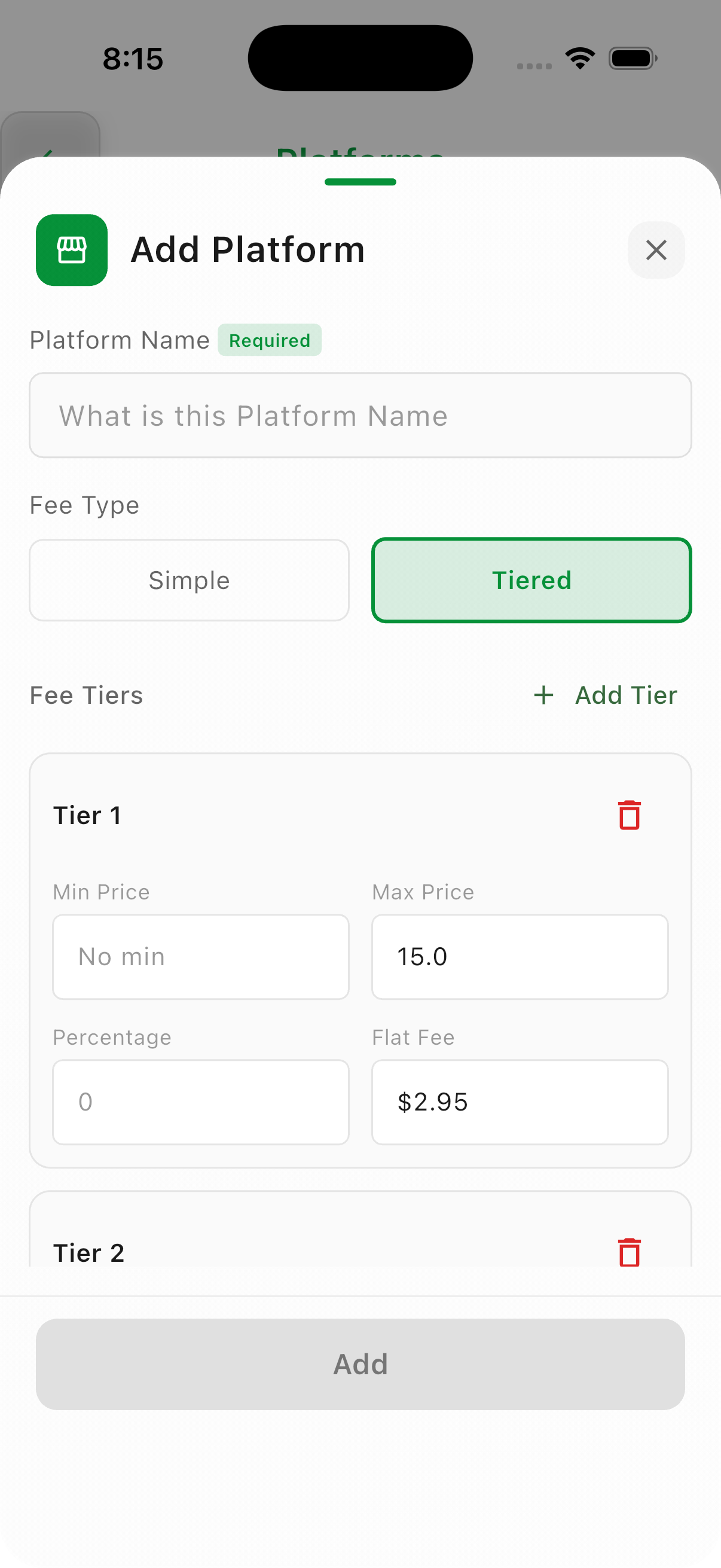 customize platforms categories sources 7