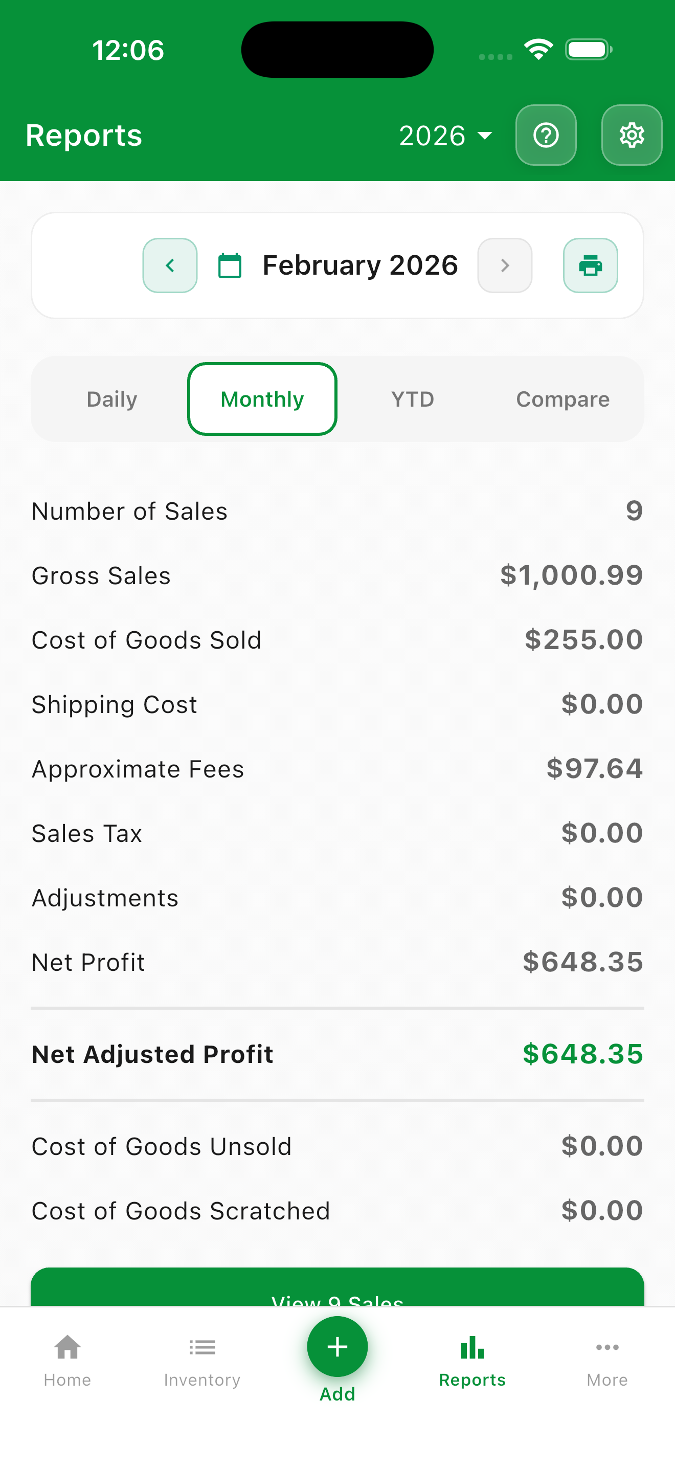 daily monthly reports