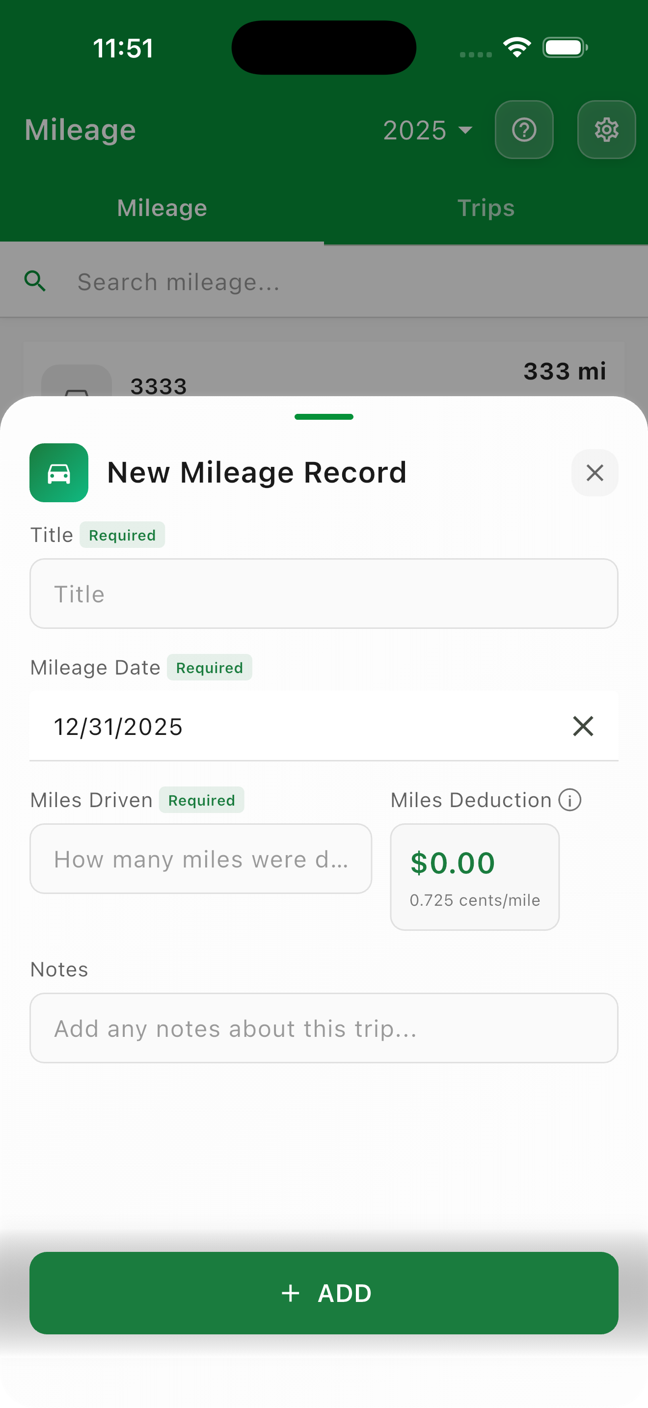 mileage tracking 2
