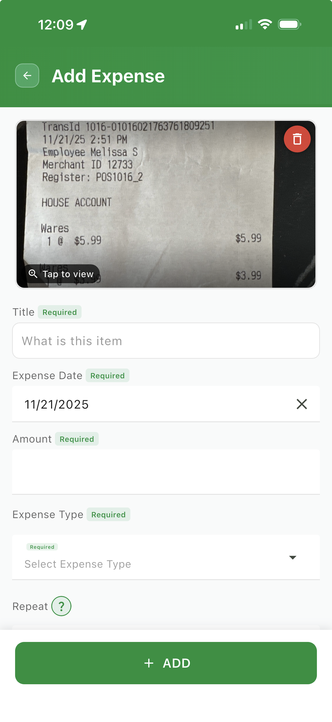 receipt scanning 2