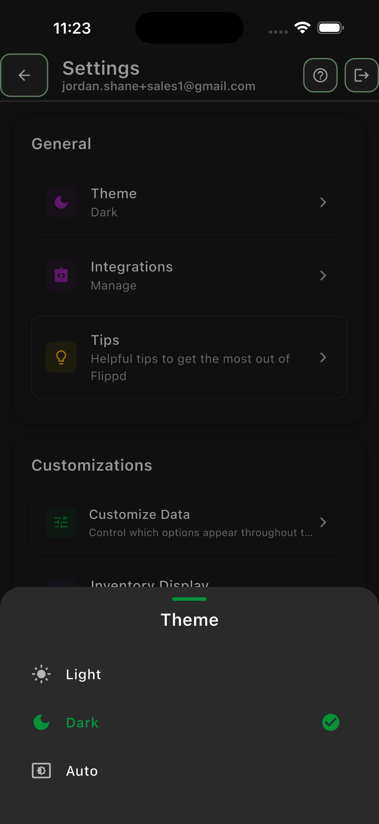 theme and appearance 2
