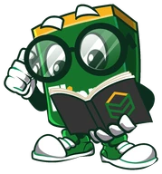 Flippd mascot reading