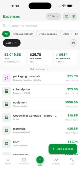 Every expense, captured