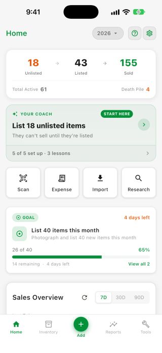 Your business and Coach on one screen